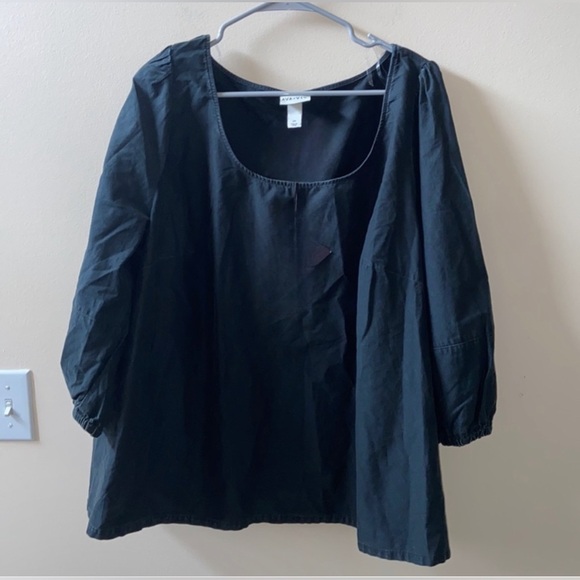 Ava Viv  3/4 Sleeve Women's Plus Size Balloon Blouse - Picture 2 of 8
